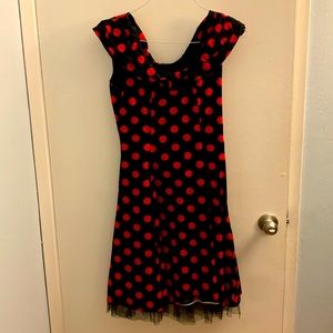 EUC Gorgeous polka dot dress.  Perfect for parties or going out!